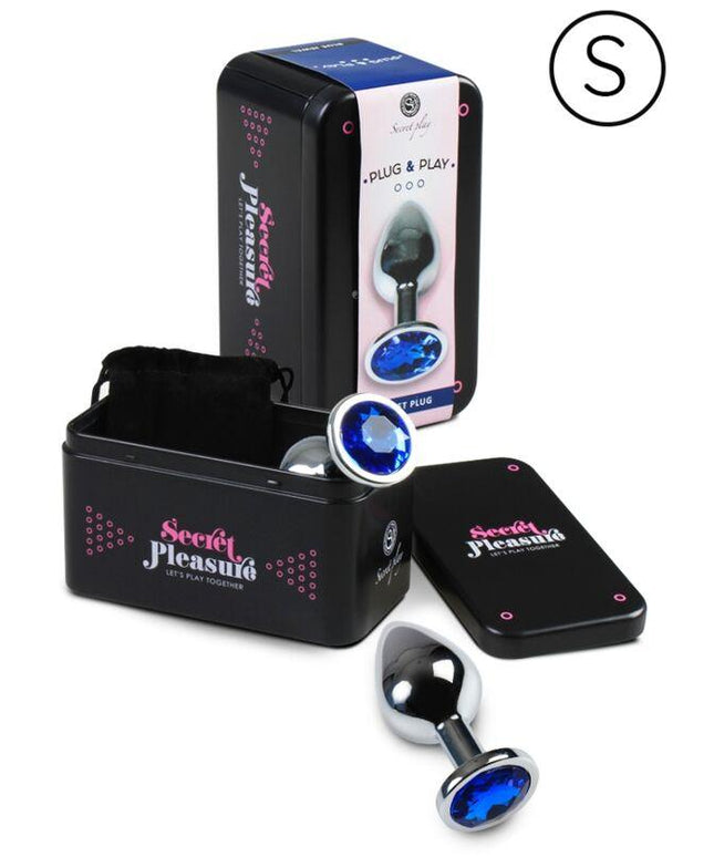 secretplay plug anale blu s