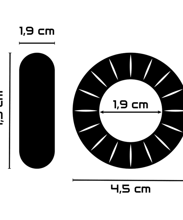 powering anello per pene super flessibile e resistente 4 5 cm pr07 trasparente