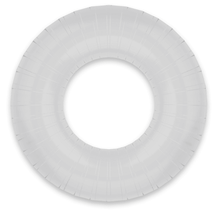 powering anello per pene super flessibile e resistente 4 5 cm pr07 trasparente