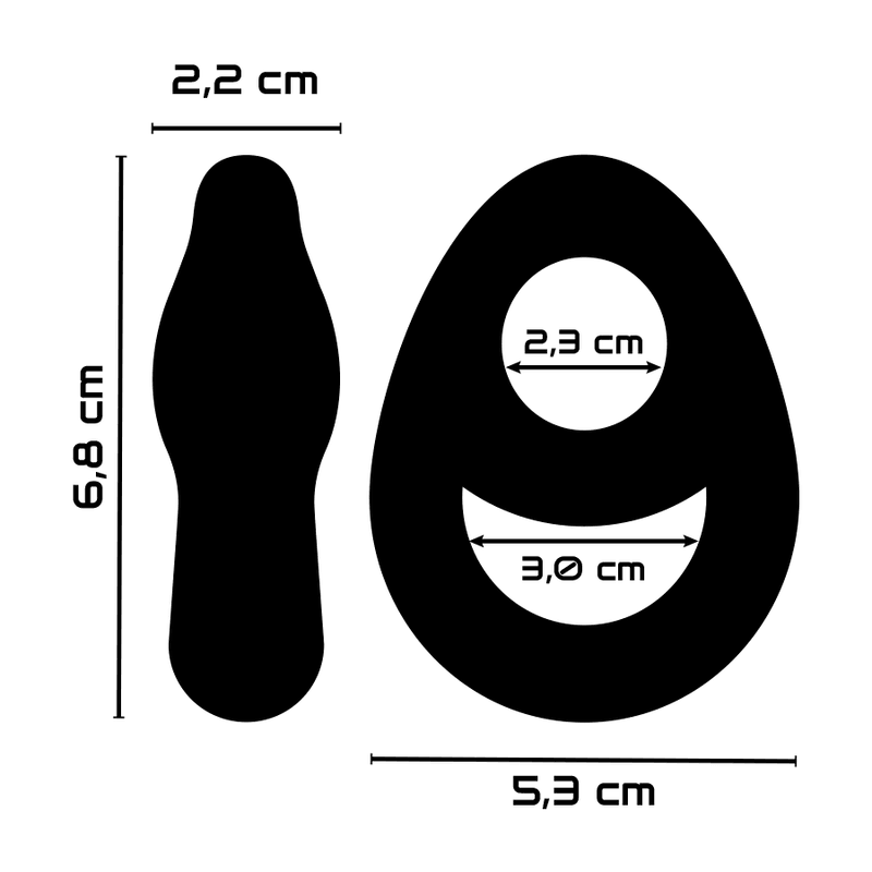 powering anello per pene e testicoli super flessibile e resistente pr14 nero