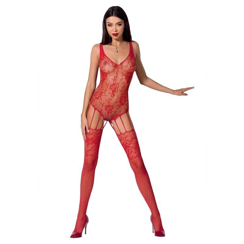 passion woman bs074 bodystocking taglia unica nero