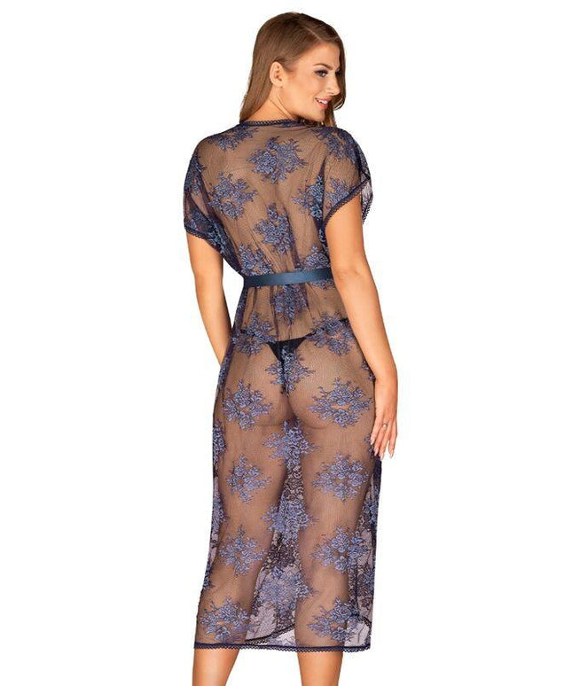 obsessive flowlace peignoir s m
