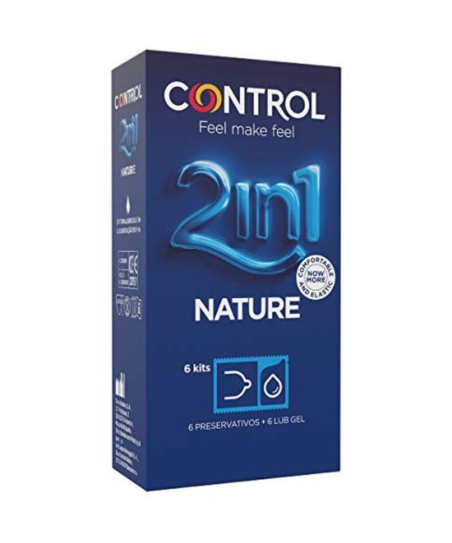 CONTROL - DUO NATURA 2-1 CONSERVANTE + GEL 6 UNITÀ - Only Vibes