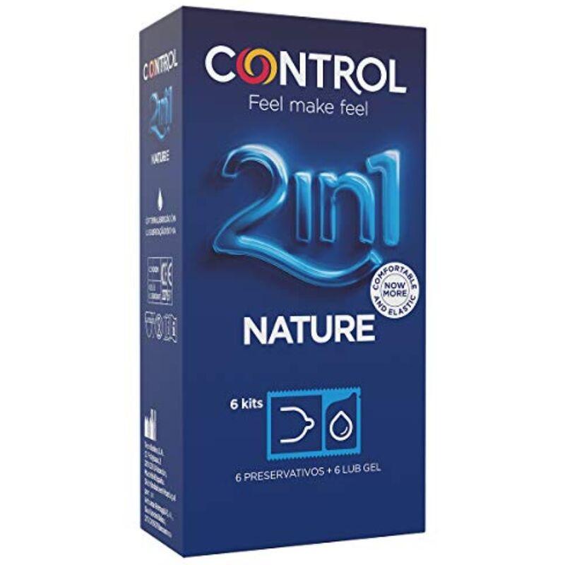 CONTROL - DUO NATURA 2-1 CONSERVANTE + GEL 6 UNITÀ - Only Vibes