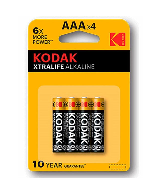 KODAK - BATTERIA ALCALINA XTRALIFE AAA LR03 BLISTER * 4