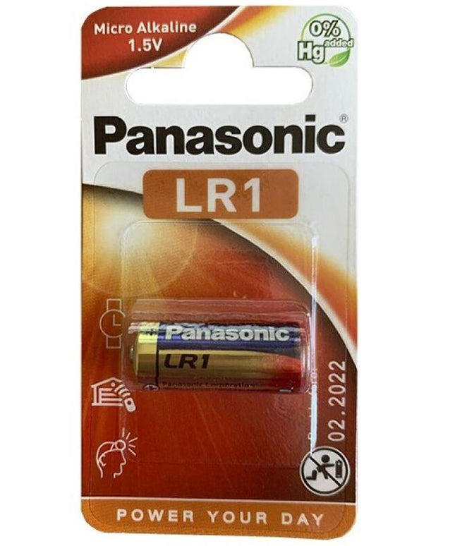 panasonic batteria alcalina lr1 1 5v blister 1 unita