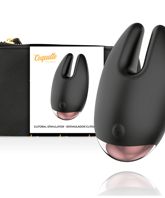 coquette toys stimolatore clitoriale nero oro 1