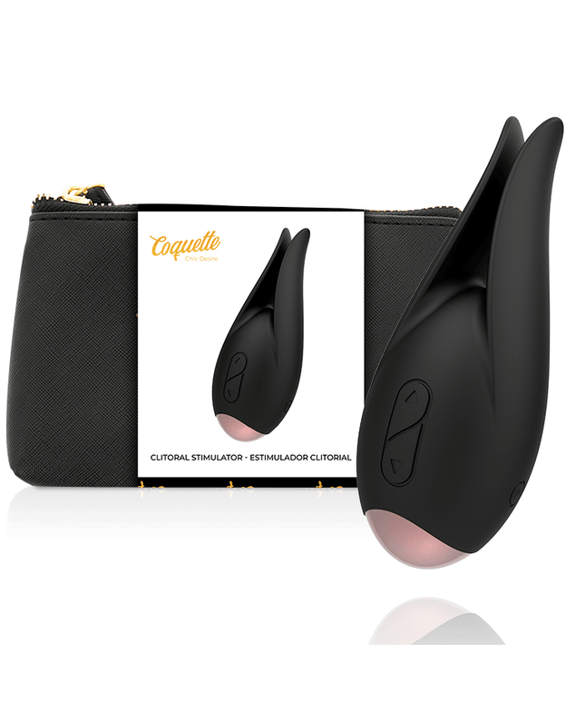 coquette toys stimolatore clitoriale nero oro 3