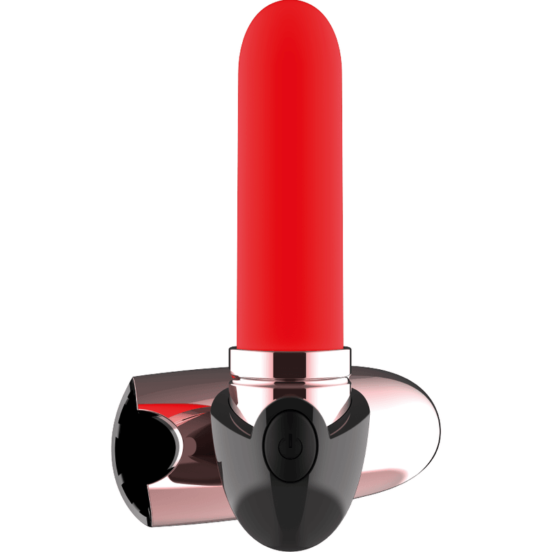 coquette toys vibrator rossetto ricaricabile nero oro