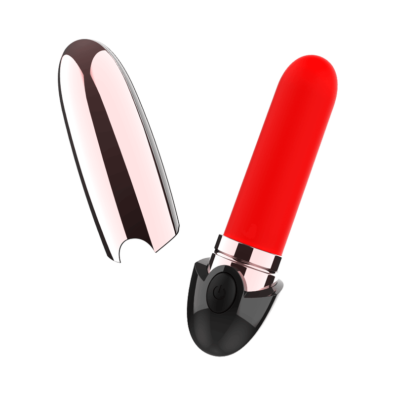 coquette toys vibrator rossetto ricaricabile nero oro