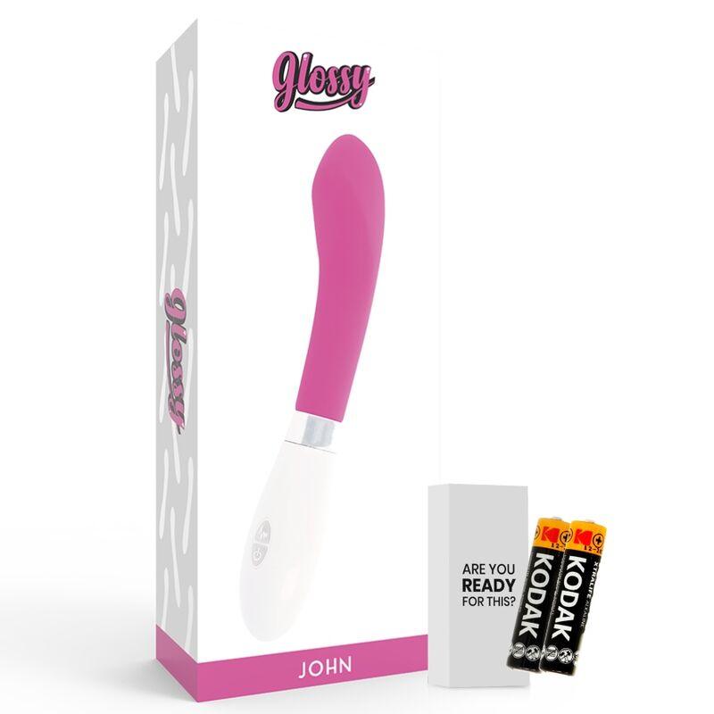 glossy john vibratore rosa