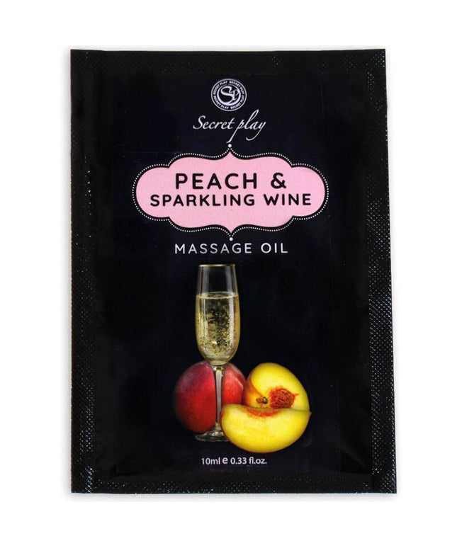 secretplay pesca e vino spumante olio da massaggio bustina 10 ml