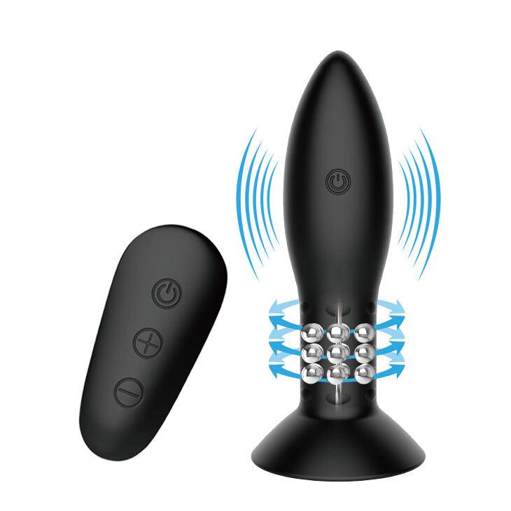 mr play spina con telecomando sfere rotanti nere