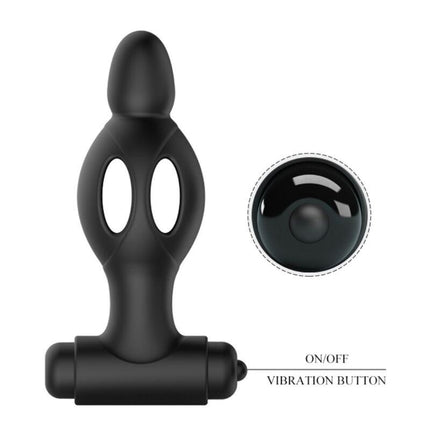 mr play plug anale in silicone con vibrazione