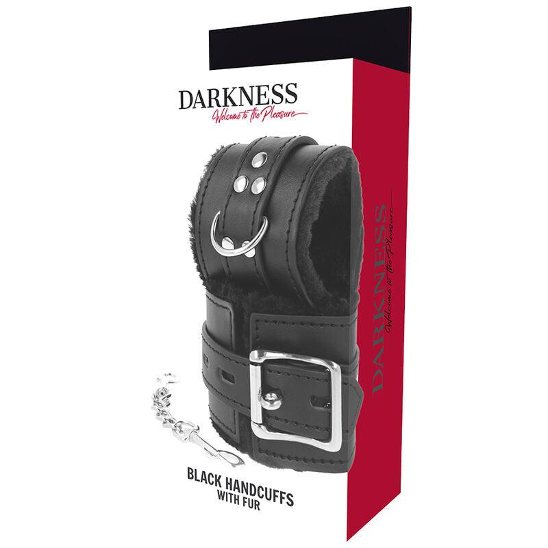 darkness manette bdsm rivestite nere