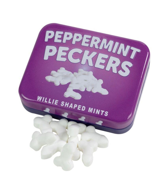 spencer fleetwood pene a forma di caramelle alla menta senza zucchero