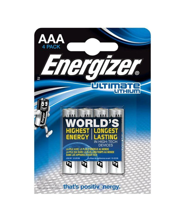 energizer ultimate litio aaa l92 lr03 1 5v 4