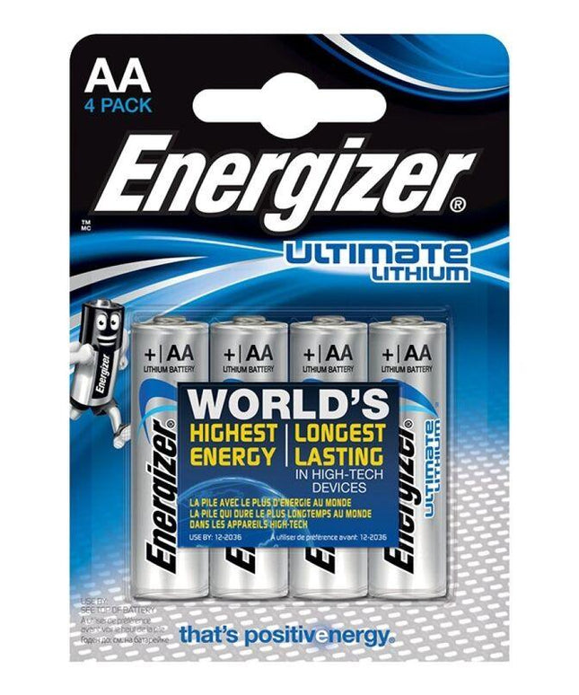 energizer ultimate litio aa l91 lr6 1 5v 4