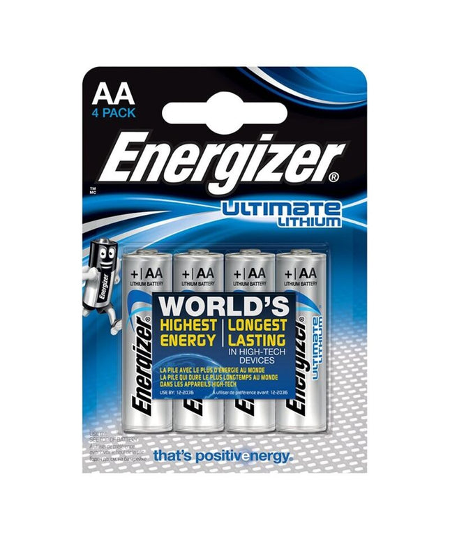 ENERGIZER - ULTIMATE LITIO AA L91 LR6 1,5V *4