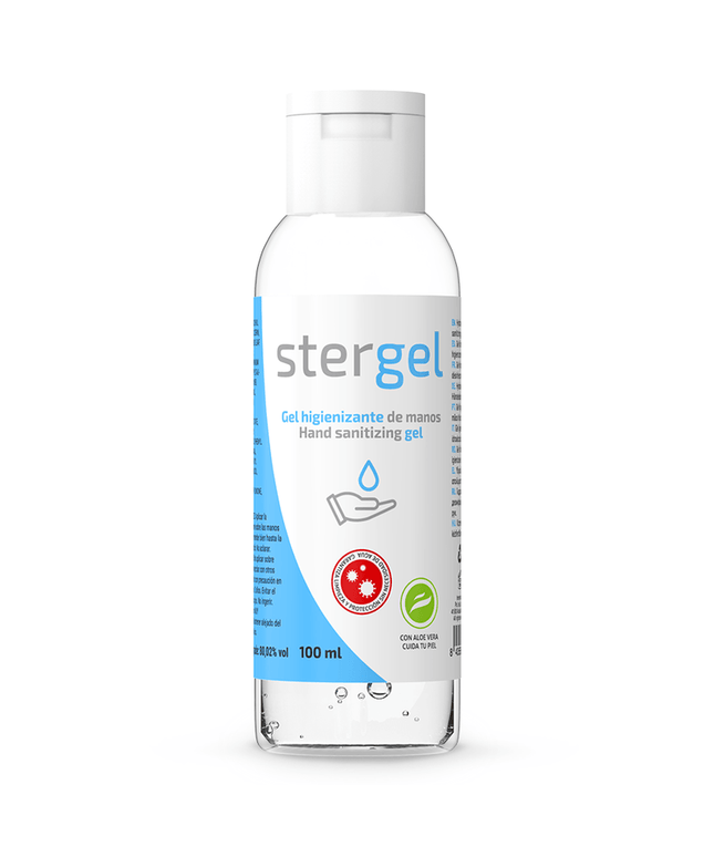 stergel gel igienizzante mani idroalcolico aloe vera 100ml