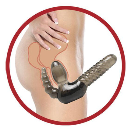 FETISH FANTASY SERIES - STRAP-ON STRAPLESS SERIE CON STIMOLATORE ANALE - Only Vibes