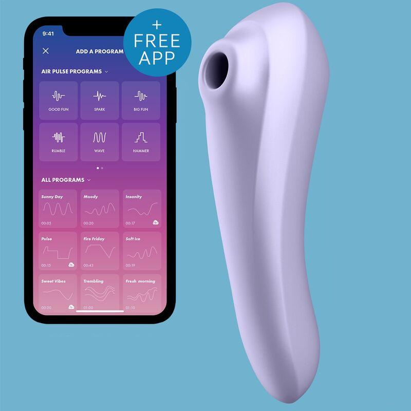 satisfyer vibratore dual pleasure air pulse mauve