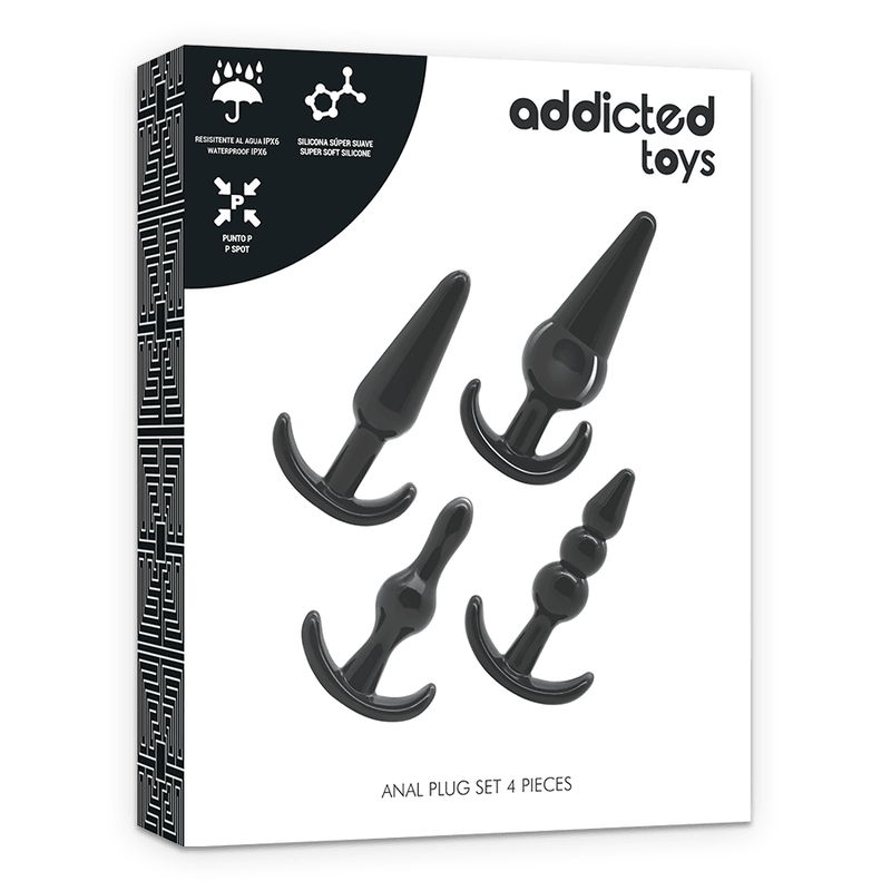 addicted toys set di 4 tappi anali