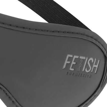 fetish submissive maschera in pelle vegana ii con fodera in noprene