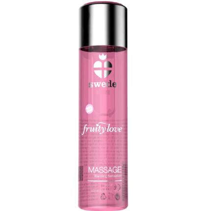 swede fruity love effetto riscaldante olio da massaggio vino fragola fragola 120 ml