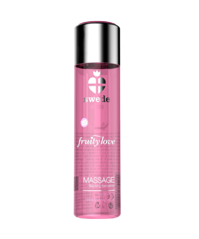 SWEDE - FRUITY LOVE EFFETTO RISCALDANTE OLIO DA MASSAGGIO VINO FRAGOLA FRAGOLA 120 ML