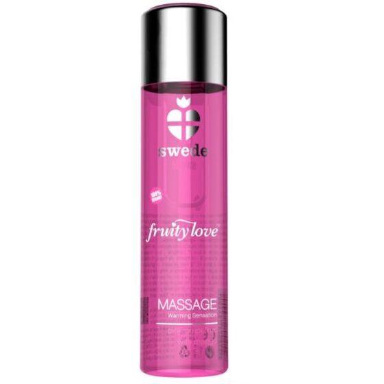 swede fruity love olio da massaggio effetto riscaldante pompelmo rosa con mango 60 ml