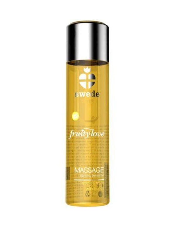 swede fruity love olio da massaggio effetto riscaldante fruttato tropicale al miele 60 ml