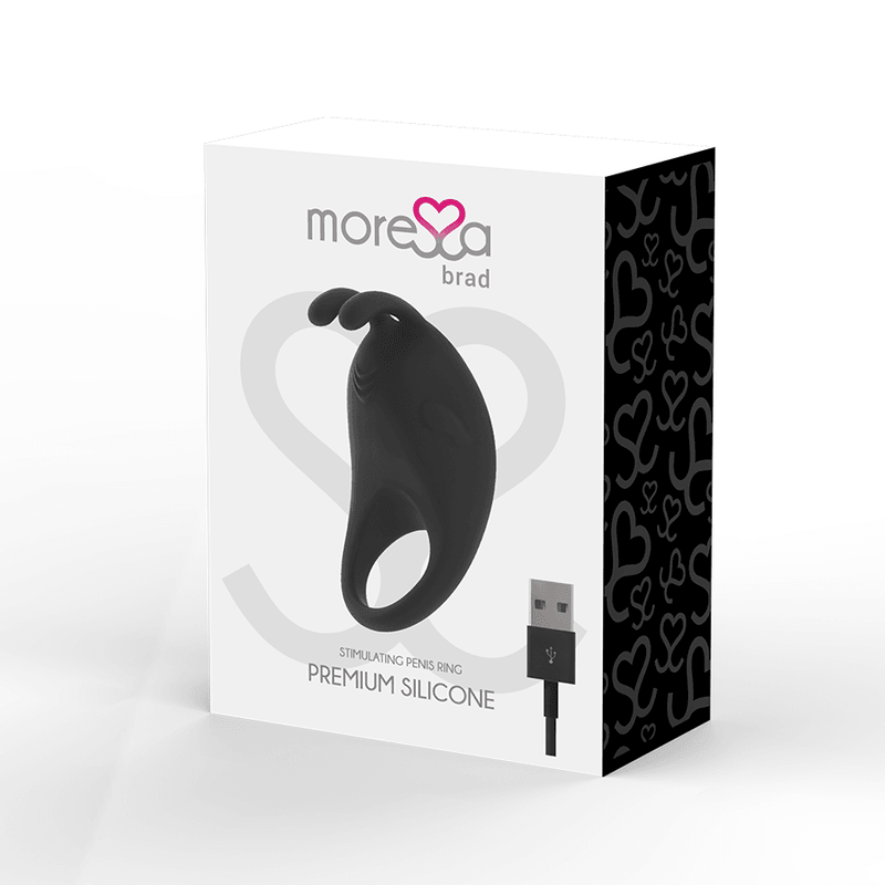 MORESSA - BRAD PREMIUM SILICONE RICARICABILE NERO - Only Vibes