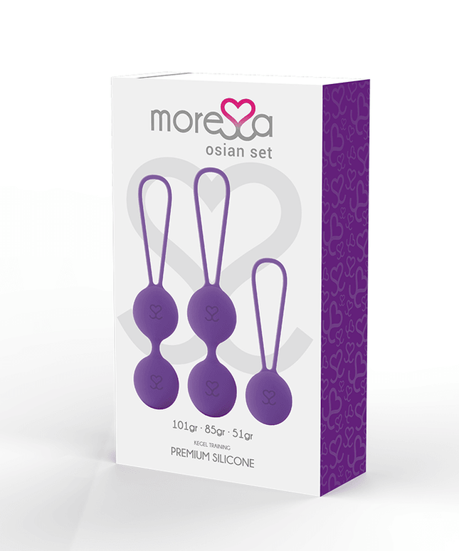 MORESSA - OSIAN SET PREMIUM IN SILICONE LILLA - Only Vibes