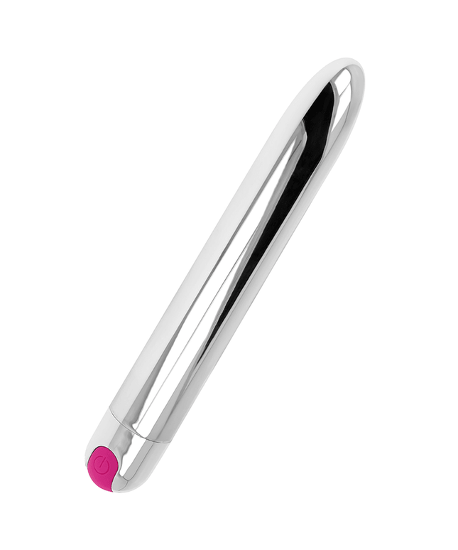 ohmama vibratore argento ricaricabile 10 modalit 18 5 cm
