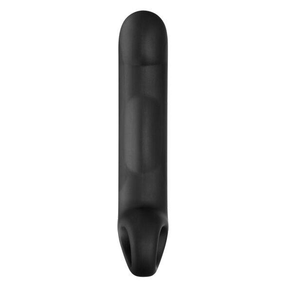 electrastim dildo in silicone nero ovid