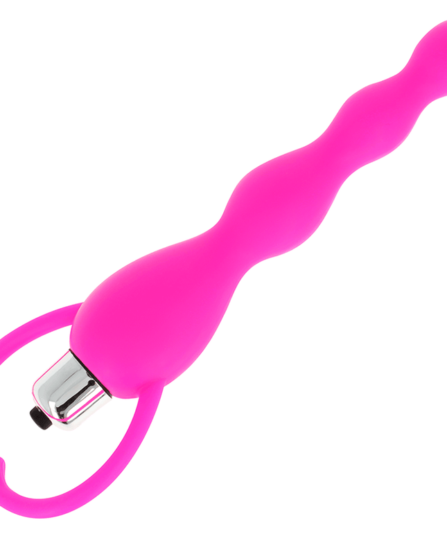 ohmama stimolatore anale con vibrazione fucsia