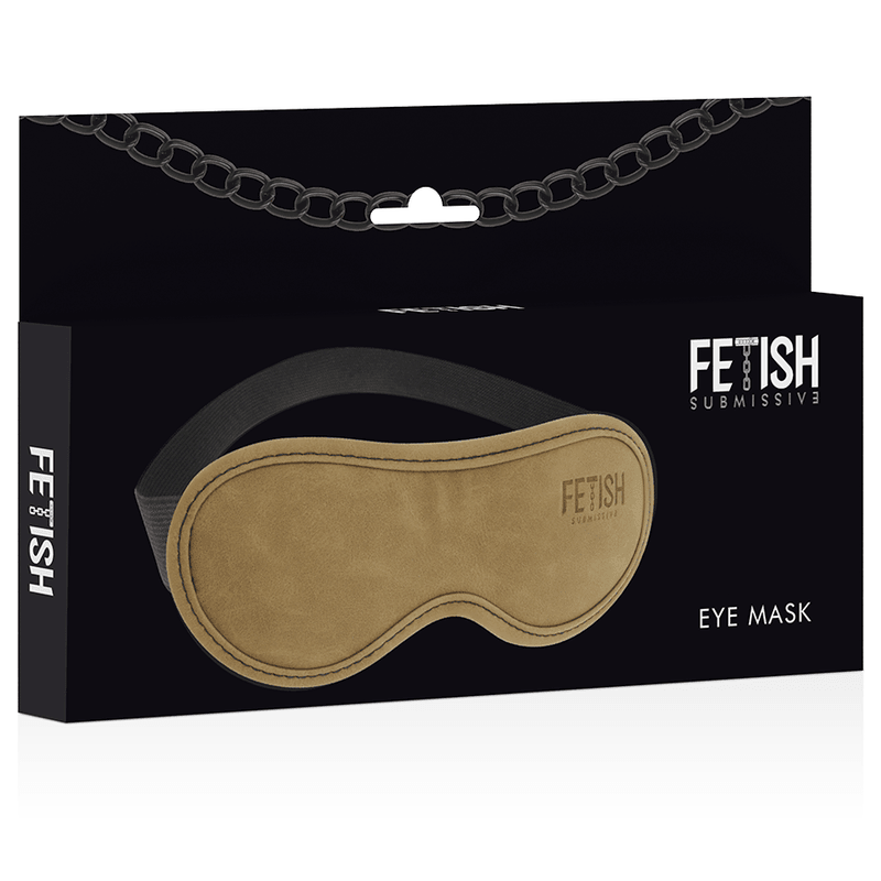 fetish submissive origen maschera vegana in pelle con fodera in neoprene