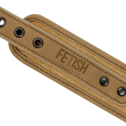 fetish submissive origen collana foderata in neoprene con catena