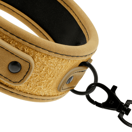 fetish submissive origen collana foderata in neoprene con catena