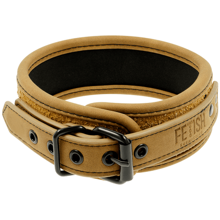 fetish submissive origen collana foderata in neoprene con catena