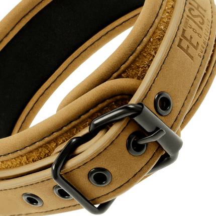 fetish submissive origen collana foderata in neoprene con catena
