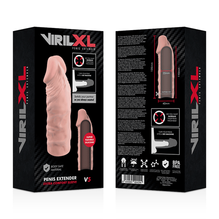 virilxl estensione naturale del pene in silicone liquido v5