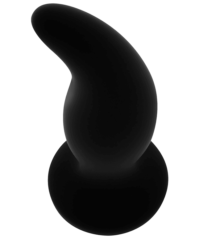 ohmama plug anale curvo in silicone p point 12 cm