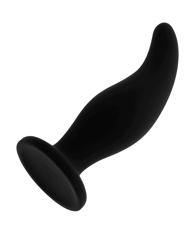 ohmama plug anale curvo in silicone p point 12 cm