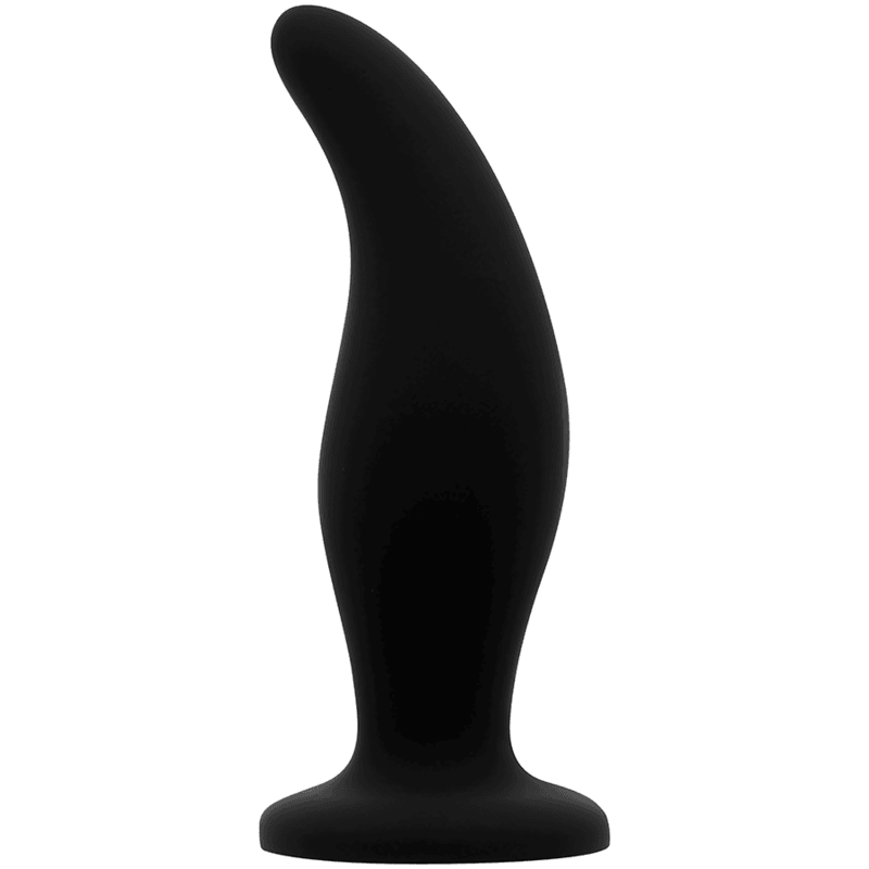 ohmama plug anale curvo in silicone p point 12 cm