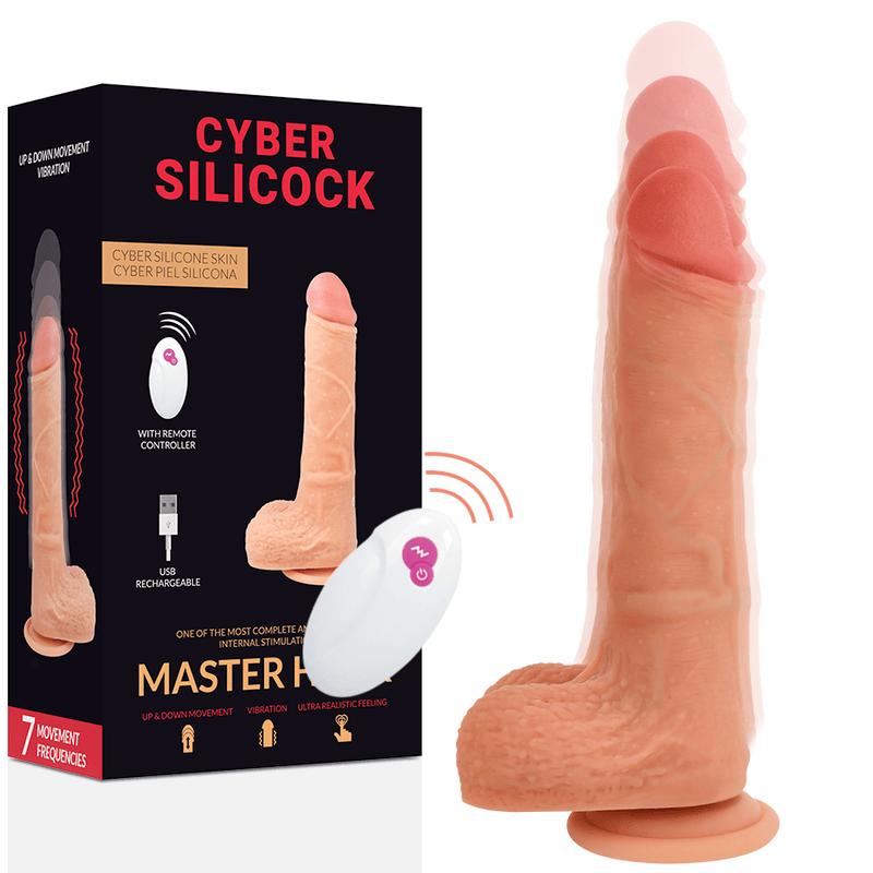 cyber silicock telecomando realistico master huck 20 9 cm o 4 cm