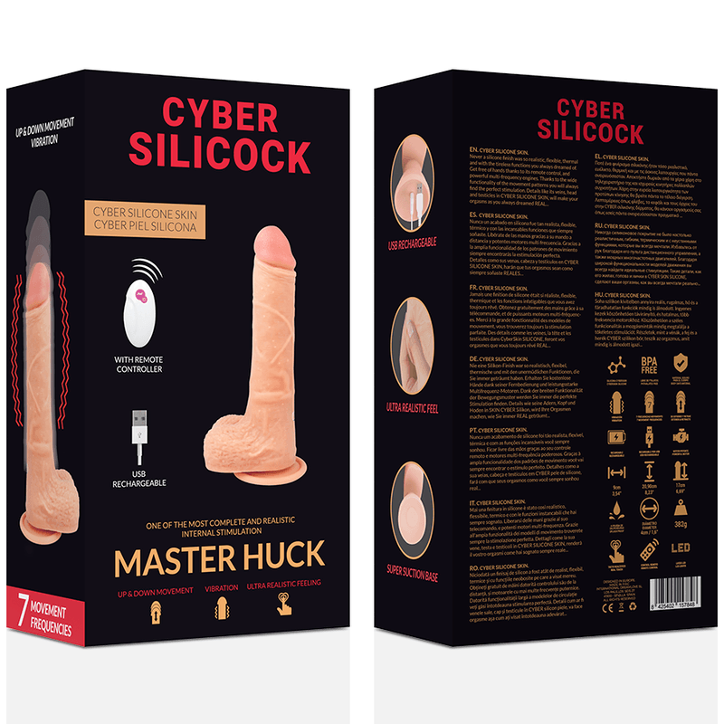 cyber silicock telecomando realistico master huck 20 9 cm o 4 cm