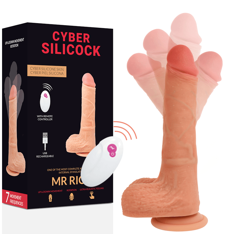 cyber silicock telecomando realistico mr rick 20 9 cm o 4 cm