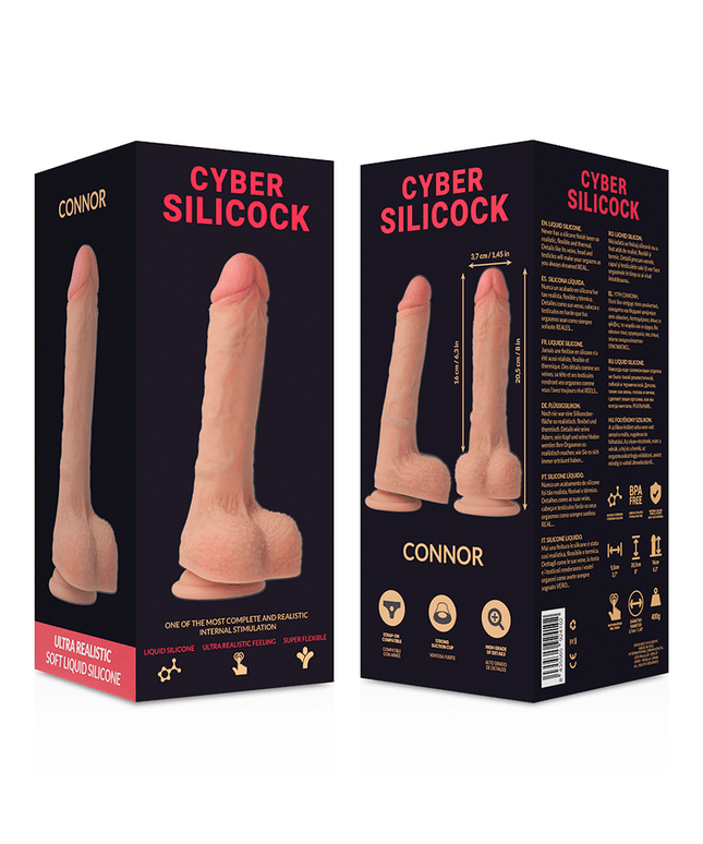cyber silicock connor silicone liquido morbido ultra realistico 20 5 cm o 3 7 cm